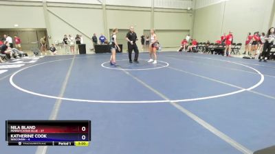 95 lbs Semis & 3rd Wb (16 Team) - Nila Bland, Pennsylvania Blue vs Katherine Cook, Wisconsin