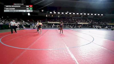 180 lbs Round Of 16 - Aniyea Dickerson, Florida A & M vs Ava Culver, Wayne State College