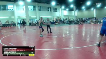 165 lbs Round 5 (6 Team) - Keegan Poppe, Nebraska Green Machine (Dev B) vs Jerik Winland, S.E.O. Wrestling Club- Team White