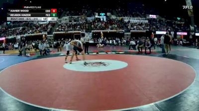 3rd Place Match - Reuben Kinzer, Powder River Co. (Broadus) vs Xavier Wood, Conrad