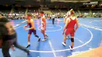 152 lbs Quarterfinal - DJ Rock, Brighton Wrestling Club vs Kyle Harrall, Hinton