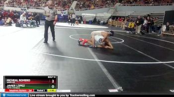 D4-113 lbs Semifinal - Micheal Romero, Winslow vs Javier Lopez, Yuma Catholic