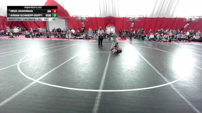 14U Boys - 75 lbs Semis - Reed Akkerman, Askren Wrestling Academy vs Avram Schniepp-Duffy, West Salem Bangor Wrestling