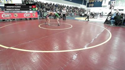 115 lbs 3rd Place Match - Jennifer Flores, Lutheran/Orange vs Rebecca Dezan, Upland