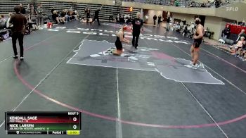 215 lbs Round 3 (4 Team) - Nick Larsen, Arlington Heights (Hersey) vs Kendall Sage, Post Falls