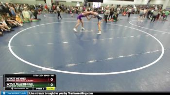 157 lbs Cons. Round 2 - Wyatt Nachreiner, Sarbacker Wrestling Academy vs Wyatt Heying, Ironhawk Wrestling Academy