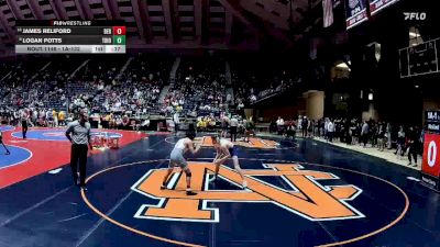 1A-132 lbs Cons. Round 1 - James Reliford, Berrien County vs Logan Potts, Trion