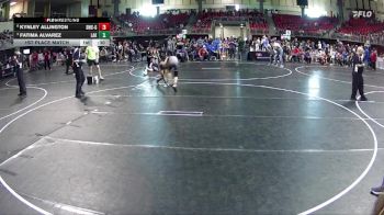 101 lbs 1st Place Match - Kynley Allington, Southern Wrestling Club - Girls vs Fatima Alvarez, Lakeview