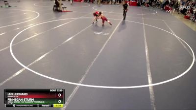 105 lbs Cons. Round 2 - Finnegan Sturm, Coon Rapids Mat Bandits Wrestling Club vs Ian Leonard, Minnesota