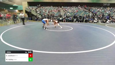 126 lbs Consi Of 16 #1 - Brigham Cookson, Mountain View (UT) vs Moses Kelley, Nampa