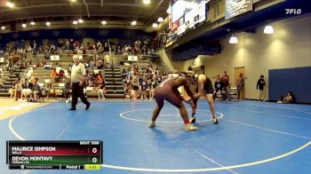 156-167 lbs 3rd Place Match - Devon Montavy, Versailles vs Maurice Simpson, Rolla
