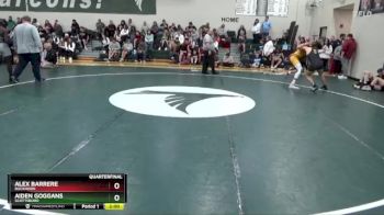 157 lbs Quarterfinal - Aiden Goggans, Scottsboro vs Alex Barrere, Buckhorn