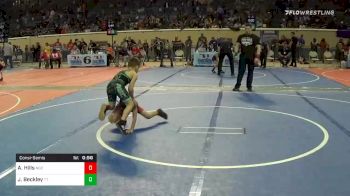 55 lbs Consolation - Aiden Hills, Norman Grappling Club vs Jackson Beckley, Team Tulsa