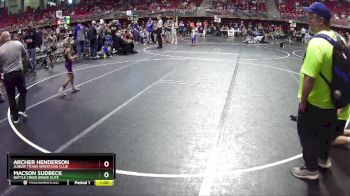 59 lbs Cons. Round 3 - Archer Henderson, Junior Titans Wrestling Club vs Macson Sudbeck, Battle Creek Brave Elite
