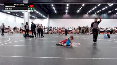 40 lbs Round 1 (8 Team) - Banks Caho, Tennessee Tyrants vs Jean Yun, Level Up Wrestling