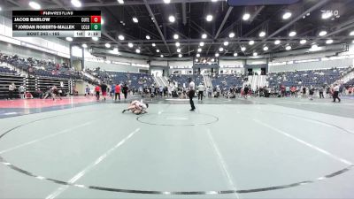 165 lbs Cons. Round 2 - Jacob Barlow, Cumberland (Tenn.) vs Jordan Roberts-Mallek, Life NCWA