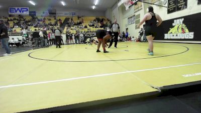 200 lbs Rr Rnd 2 - Jayla Jones, Tulsa Union Girls vs Danica Sparks, Jay Junior High