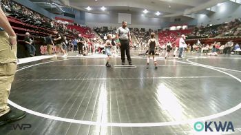 55 lbs Consi Of 8 #1 - Lincoln Wright, Broken Arrow Wrestling Club vs Ryan Chupp, Bartlesville Wrestling Club