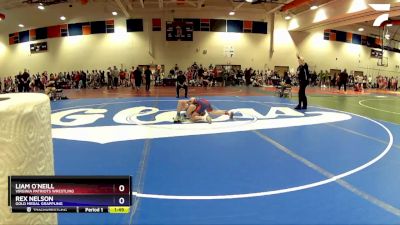 86 lbs Semifinal - Liam O`Neill, Virginia Patriots Wrestling vs Rex Nelson, Gold Medal Grappling