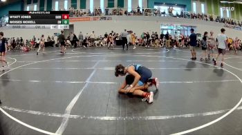 105 lbs Round 2 (6 Team) - Wyatt Jones, Team Barracuda vs Moises Morell, Creeks Wrestling