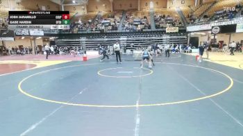 125 lbs Champ. Round 2 - Gabe Hardin, Otero College vs Josh Jaramillo, CSU Pueblo