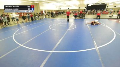 61 lbs Cons. Semis - Manuel Martir, Community Youth Center - Concord Campus Wrestling vs Abdullah Noori, United Wrestling Club