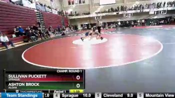 145 lbs Champ. Round 1 - Ashton Brock, Aloha vs Sullivan Puckett, Sprague