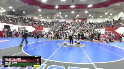 45 lbs Cons. Round 1 - Tinley Davis, Wawasee vs Nolan Malloch, Contenders Wrestling Acadamy