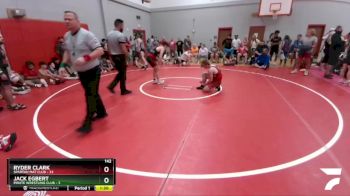 142 lbs Round 5 (6 Team) - Jack Egbert, Pirate Wrestling Club vs Ryder Clark, Spartan Mat Club