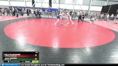 110 lbs Cons. Round 3 - Milo Pilakowski, Lakeview Youth WC vs Jace Madsen, Big Cat WC