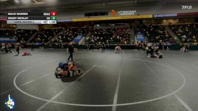 157 lbs Cons. Round 2 - Grady Nicklay, La Crosse Aquinas vs Malik Warren, DeKalb