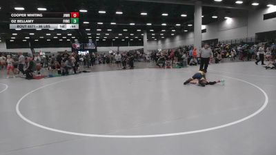 86 lbs Cons. Quarters - Cooper Whiting, JRW Wrestling vs Oz Bellamy, Fox Valley Wrestling Club