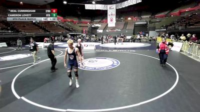 165 lbs 5th Place Match - Cameron Lovett, Beat The Streets - Los Angeles vs Neal Cunningham, Santa Ynez Wrestling Academy
