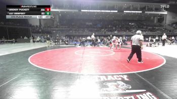 130 lbs 5th Place Match - Brendy Puckett, Johansen vs Lily Dempsey, River City