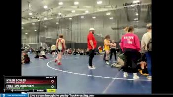 171 lbs Round 3 (6 Team) - Preston Sorensen, Wyoming Gold vs Kyler Boyles, Nebraska Silver
