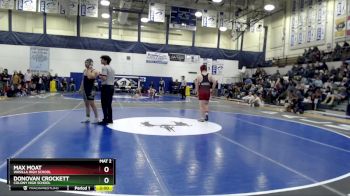 171 lbs Quarterfinal - MAX MOAT, Wasilla High School vs Donovan Crockett, Colony High School