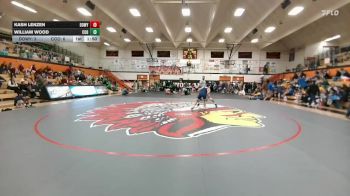 150 lbs Quarterfinals (8 Team) - William Wood, Cody vs Kash Lenzen, DouglasWY