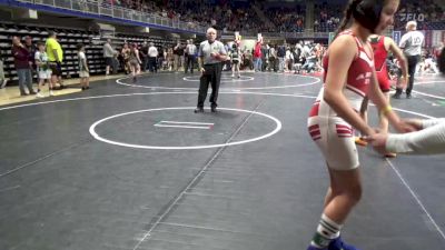 108 lbs Round Of 32 - Reese Montgomery, Cumberland Valley vs Anabelle Bauman, Canon McMillan