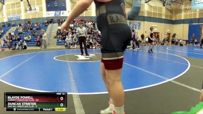 130 lbs Round 2 (8 Team) - Wyatt Kurtz, Garrett Wrestling Club vs Lincoln Nester, Oak Hill Wrestling Club