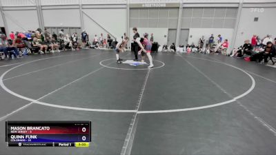 215 lbs Placement Matches (8 Team) - Mason Brancato, New Jersey vs Quinn Funk, Colorado