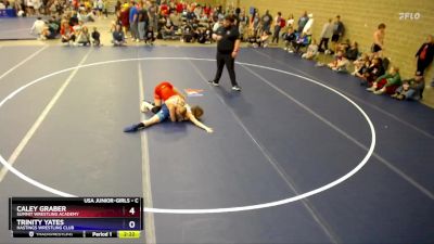 Quarterfinal - Caley Graber, Summit Wrestling Academy vs Trinity Yates, Hastings Wrestling Club