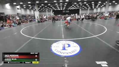 132 lbs 1st Place Match - Aaron Silva, California vs Jace Hedeman, Immortal Athletics WC