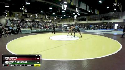 157 lbs Cons. Round 2 - Jack Morton, Temecula Valley vs Benjamin A Gonzalez, Mira Mesa