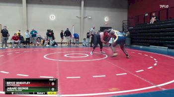 285 lbs Quarterfinal - Jabare George, Andrew College vs Bryce Wheatley, Southeastern