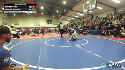 46 lbs Semifinal - Blakely Torix, Sperry Wrestling Club vs Rodrick Waitkus, Team Tulsa Wrestling Club