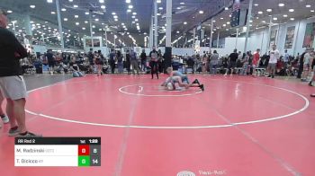 95 lbs Rr Rnd 2 - Michael Radzinski, D3 Training Center vs Thor Dicicco, Kraken Red