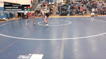 132 lbs Cons. Round 3 - Carson Bergstreser, Buffalo vs Maverick Valdes, Rawlins