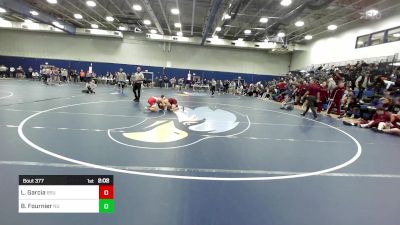 125 lbs Consi Of 8 #1 - Luis Garcia, Bridgewater vs Ben Fournier, Norwich