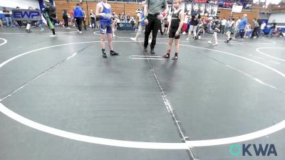 90 lbs Rr Rnd 4 - Johnathon Primeaux, Henryetta Knights Wrestling Club vs Kardyn Prasch, Harrah Little League Wrestling