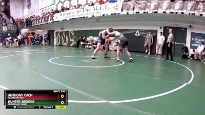 190 lbs Champ. Round 1 - Hunter Brooks, Cloverleaf (Lodi) vs Anthony Cach, Clarkston (MI)